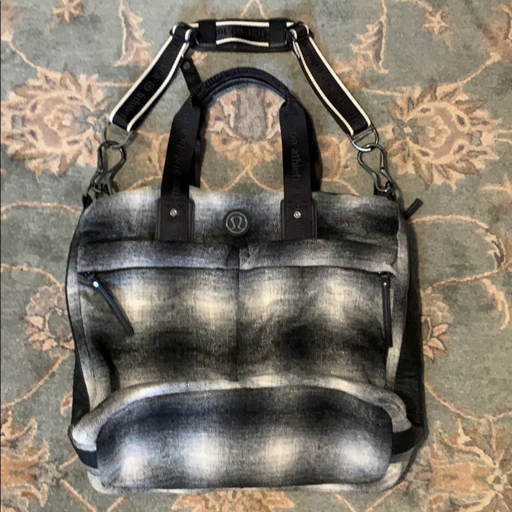 Lululemon Messenger/ Gym Wool Bag